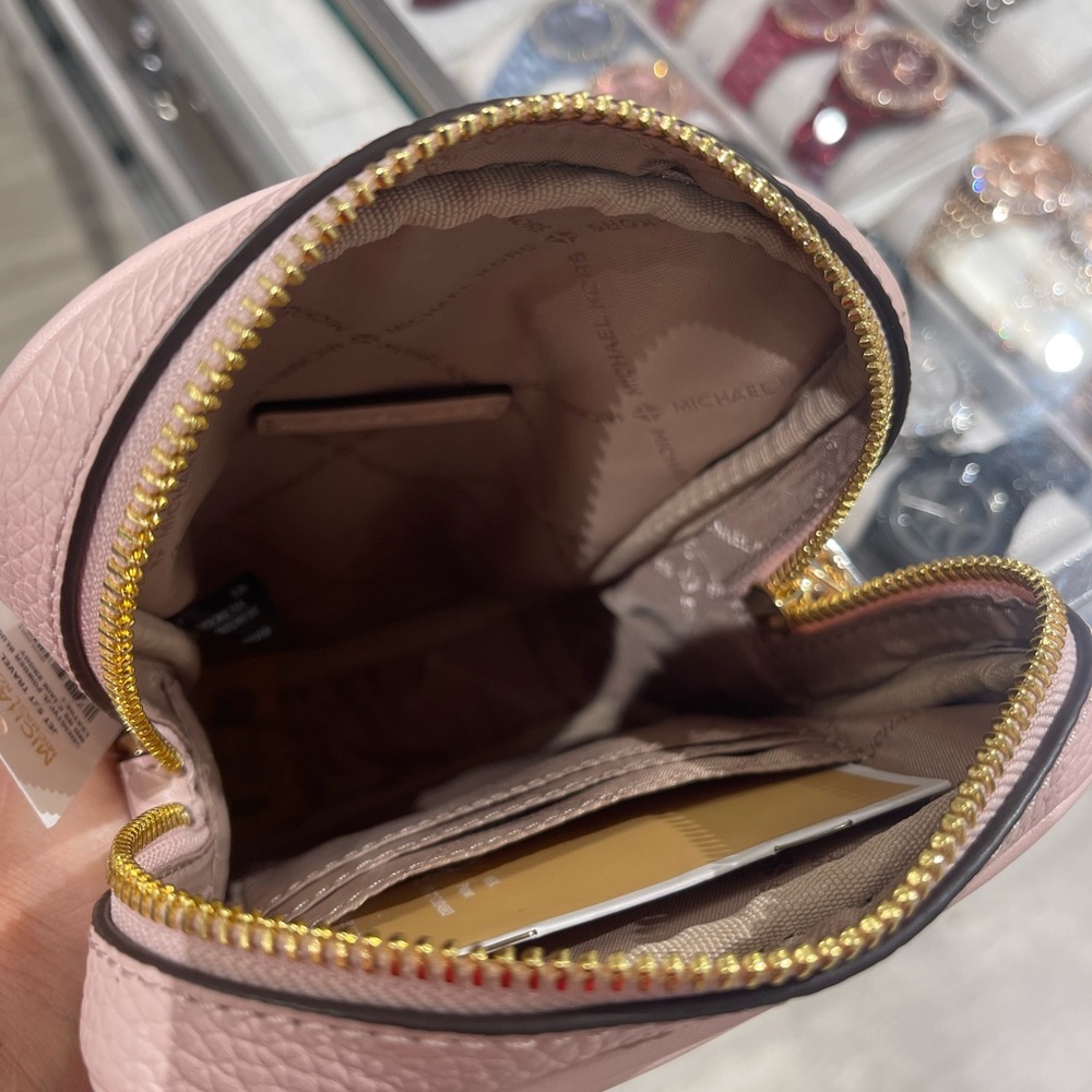 MICHAEL KORS Jet Set TRVL Md Leather NS Chain Crossbody XBODY 
Powder Blush 
NWT - Picture 8 of 16